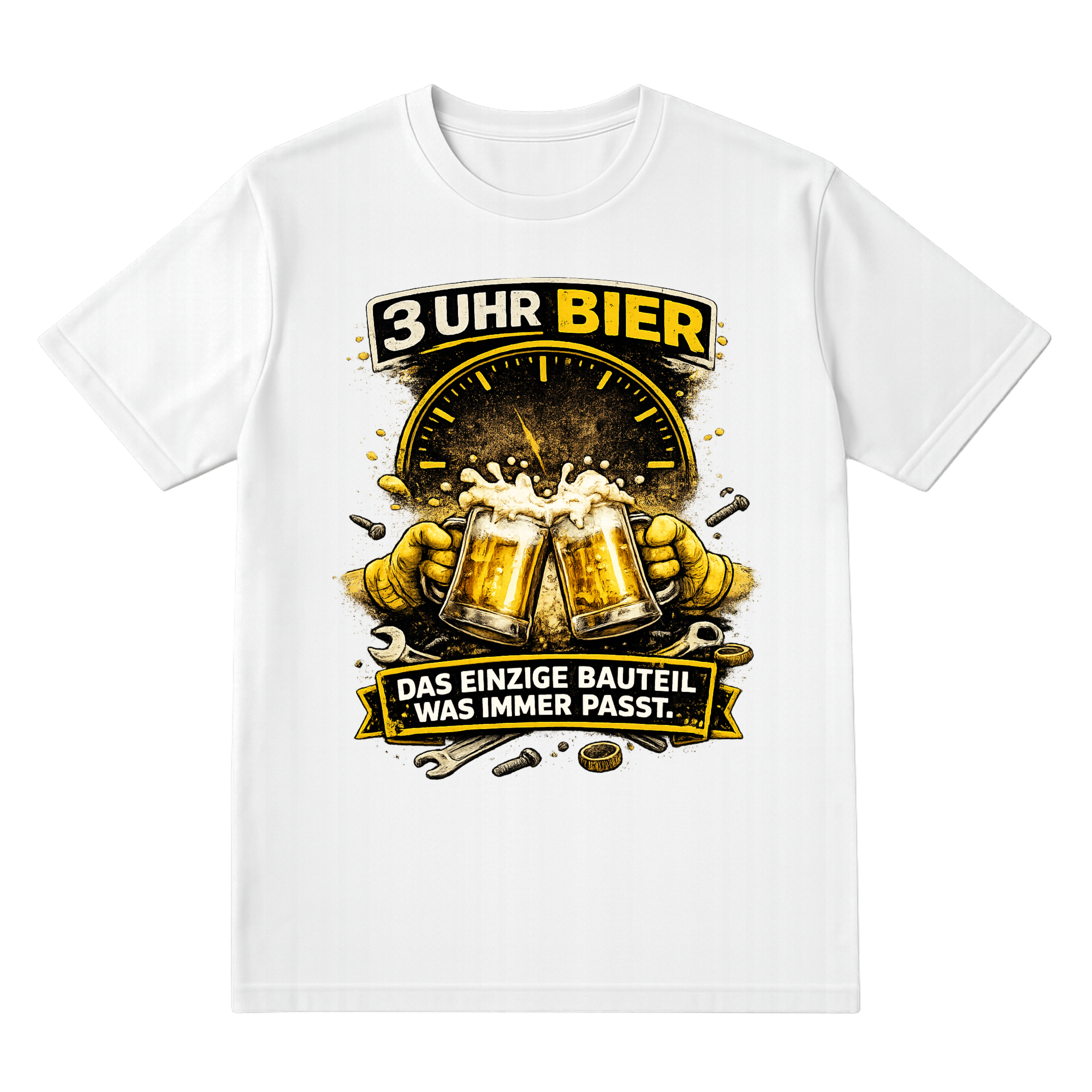 3 UHR BIER SHIRT